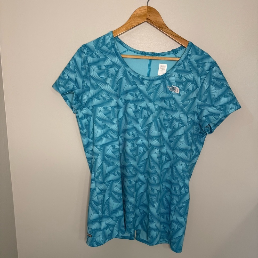 The North Face Blue Graphic Short Sleeve Tee - Picture 2 of 8